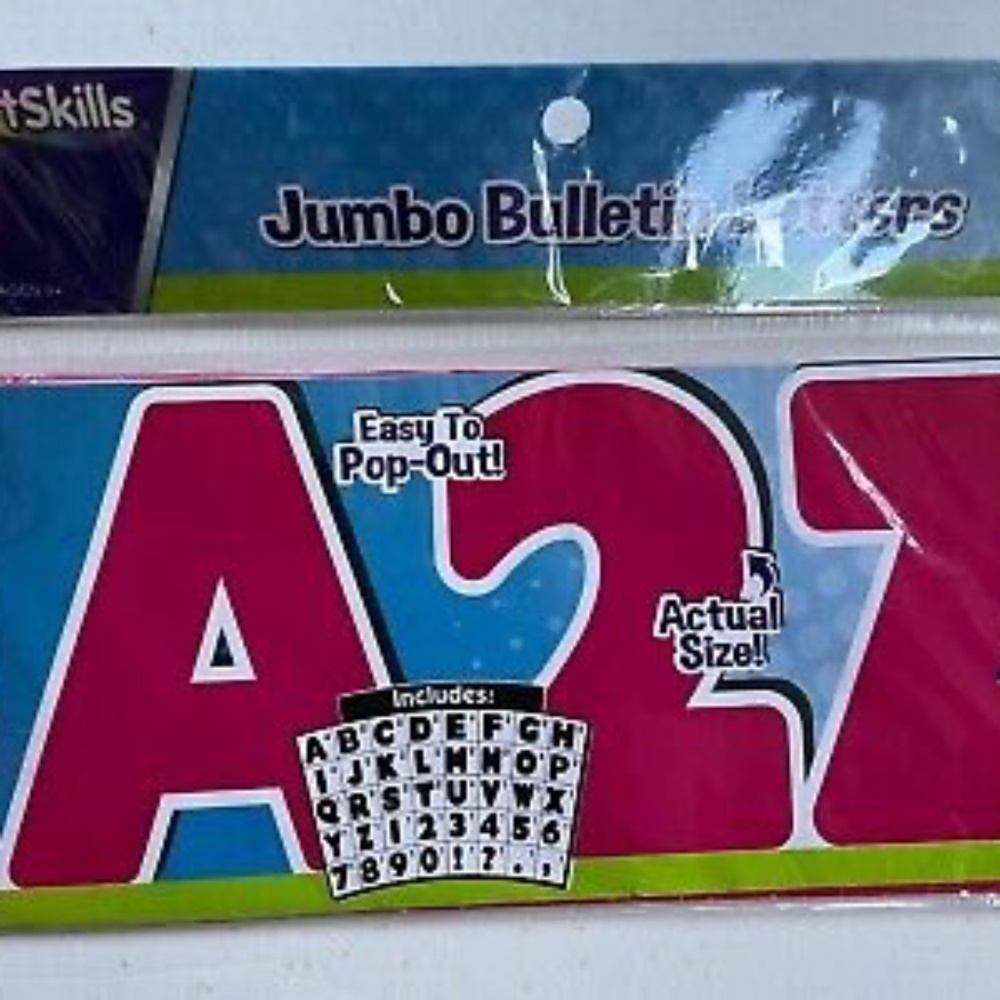 ArtSkills Jumbo Bulletin Letters Easy to Pop-Out